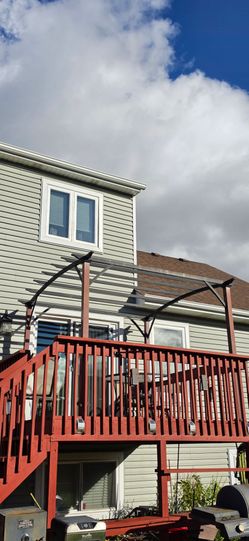 Gazebo with Solid Metal Frame , no Roof