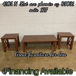 Coffee ☕️ Table Set 3pcs Brand New