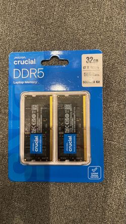 New!! Crucial DDR5 32gb memory