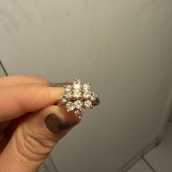 14k Diamond Ring