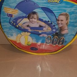 NEW SWIM WAYS SWIM STEP 1 BABY SPRING FLOAT WITH CANOPY AND CARRY BAG.  PICK UP MIDDLEBORO ONLY FINAL SALE 