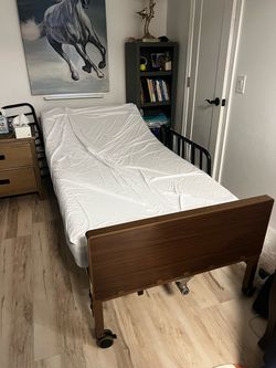 Motorized bed frame twin size
