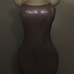 Pink Sequence Open Back BodyCon Dress🤩