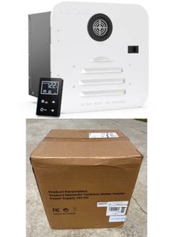 Brand New in box 15”x15” Door Tankless 60,000BTU RV Water Heater, Digital panel, Energy Saving