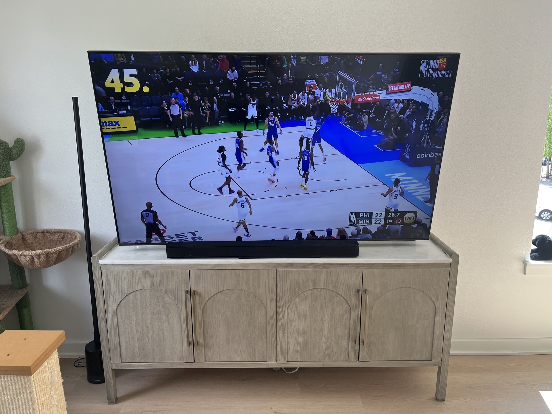 4K 70” TV + Stand