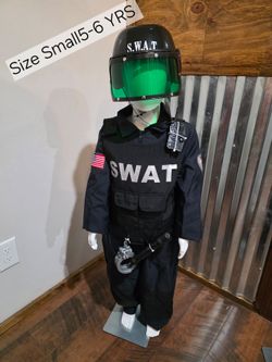 New S.W.A.T 6pieces Halloween Costume