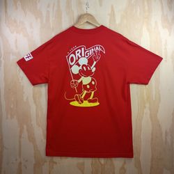 Neff xMickey Mouse 'A True Original' Red Graphic Tee