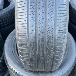 Used Tires Set 255/55R20 Pirelli 