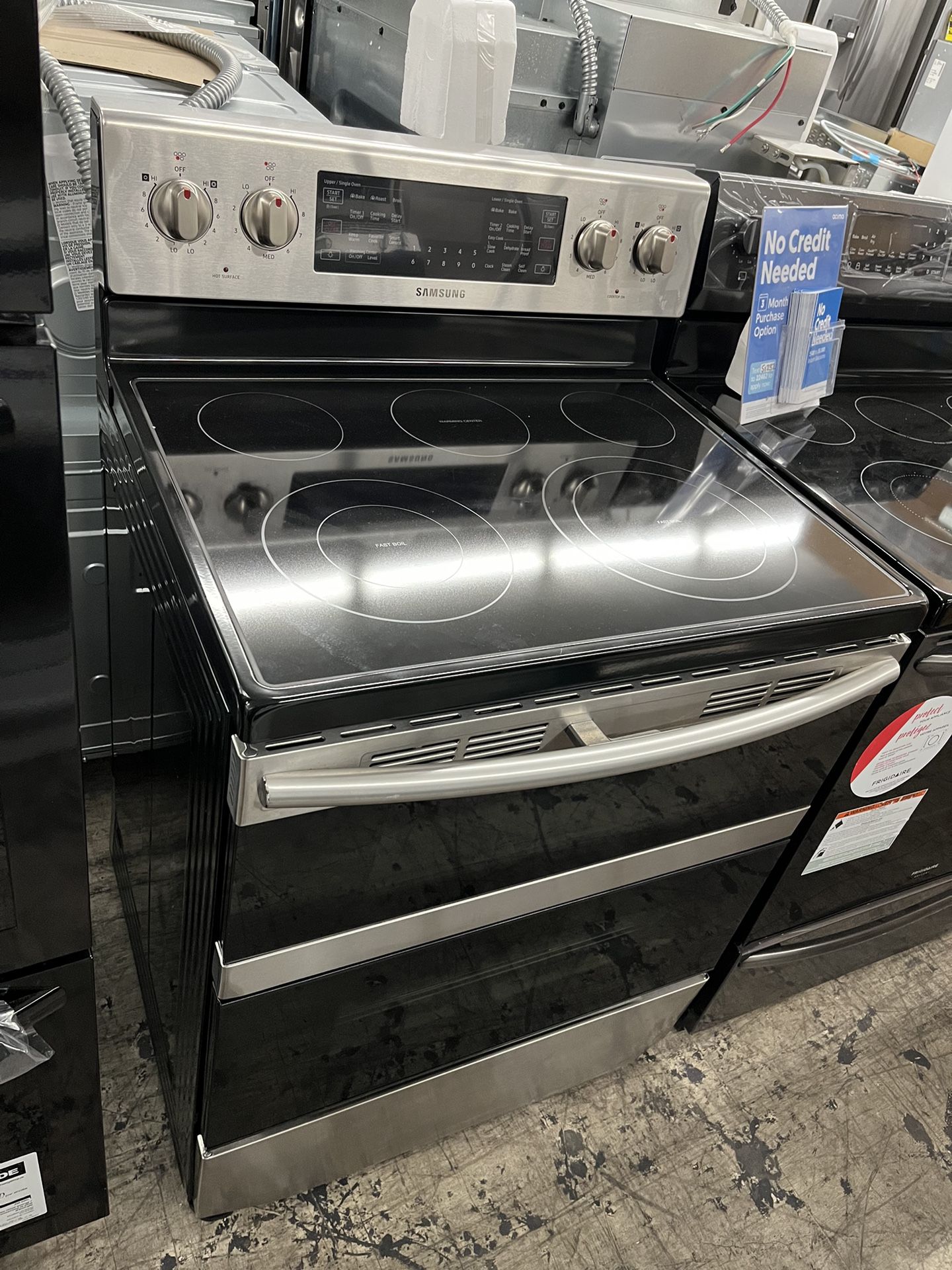 Samsung Stainless Steel Electric Stove With Double Oven