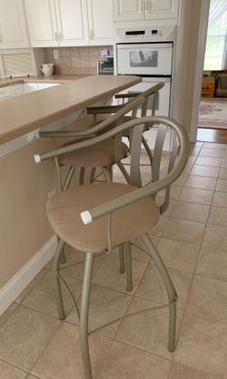 3—30 in. High bar stools. $90