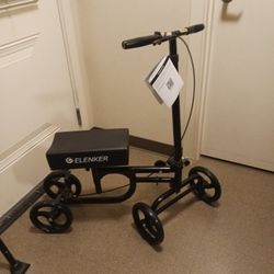 Knee SCOOTER Turntable Features Memory Foam 4inch 💺 Seating, Knee Pad 💺 And Handbrakes  New!☆with Tags ✨️ 