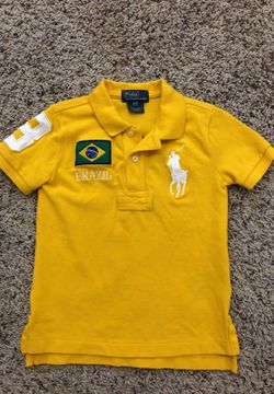 Boys Brazil polo shirt