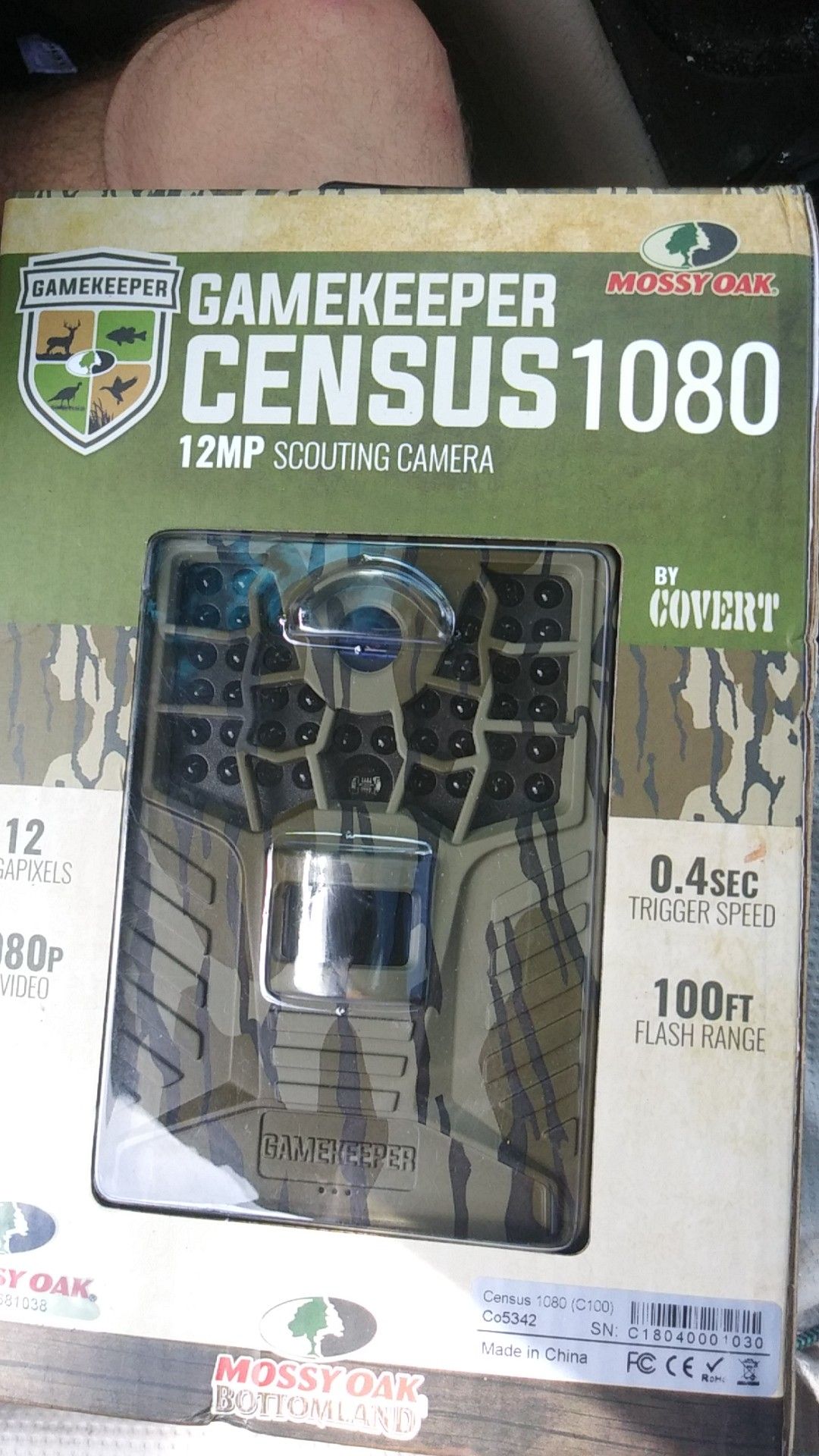 Mossy Oak Gamekeeper census 1080 12MP SCOUTING CAMERA
