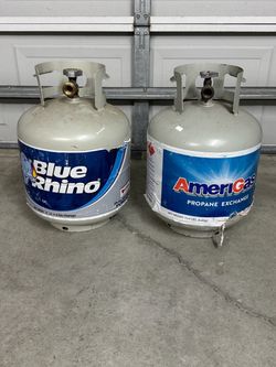 Two 15 lb Propane Tanks