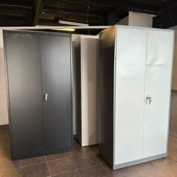 🔥Special discount🔥72-inch tall, Metal storage cabinets for $99 each (have scratches or dents). with adjustable shelves and locking doors. Selling fa