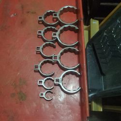 Snap On Set Of Crowfoot Wrenches 10 Pieces 