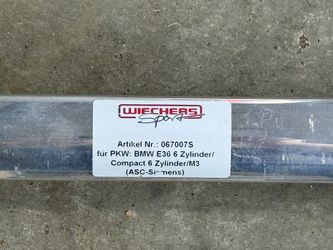 BMW Wiechers strut bar strut bar aluminium Racingline brace upper front 067007S compatible with BMW E36