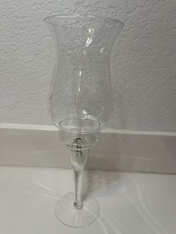 Princess House Hurricane Lamps - Pair