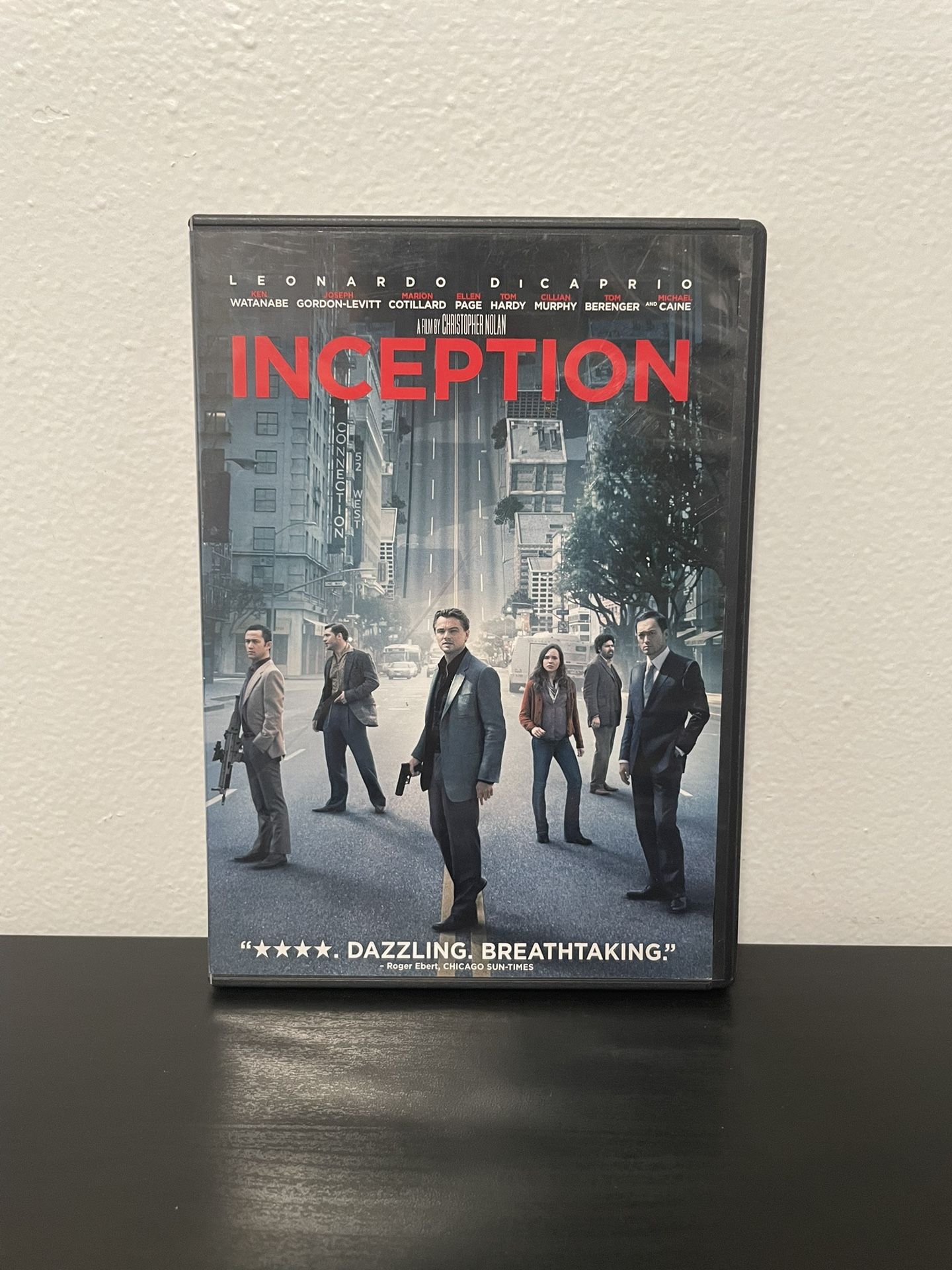 Inception DVD Leonardo DiCaprio Christopher Nolan Cillian Murphy Movie 2010
