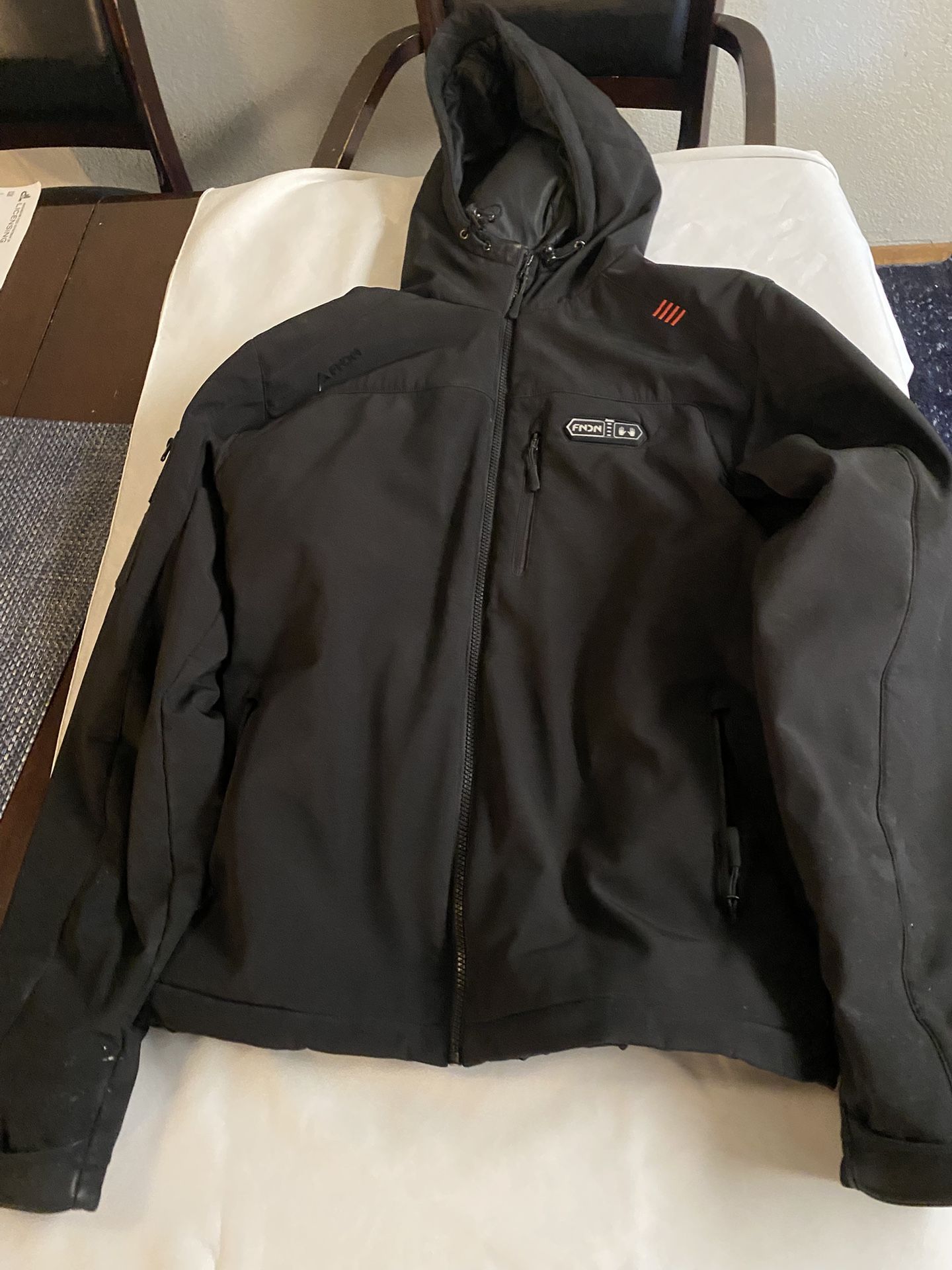 Black FNDN heated Jacket