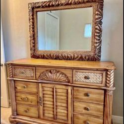 Tommy Bahama Dresser W/ Mirror 