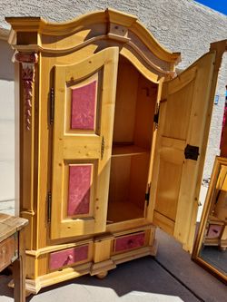 Wood Armoire