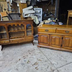 Pennsbury Manor Hutch Hard Rock Maple 