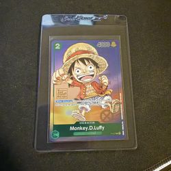 One Piece Monkey.D.Luffy 1st Anniversary Tournament Stamped Promo P-037