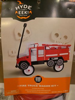 Hyde And Eek Fire Truck Wagon Kit