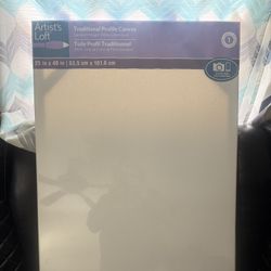 25 By 40 Inch Blank Canvas