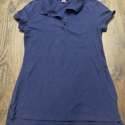 Womans Navy Blue Shirt Size Medium By No Boundaries #1