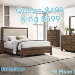 Queen 4 Piece Bedroom Set 