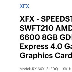 Radeon 8gb Graphics Card