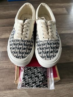 Fear Of God Vans Era 95 DX Marshmallow sz 8