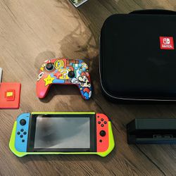 Nintendo Switch™ with Neon Blue and Neon Red Joy‑Con