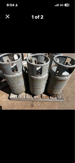 Steel Propane tanks (no valves) clean