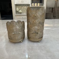 Cute Matching Candle Holders 
