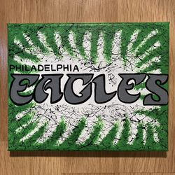 Philadelphia Eagles Hand Painted Canvas 8x10