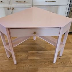 Small Corner Desk Pink