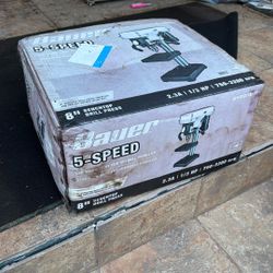 Bauer 5 Speed Drill Press New In Box Harbor Freight 2025
