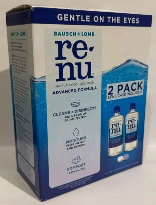 Bausch+Lomb ReNu Multi-Purpose Solution Advanced Formula 12 oz 2-Pack