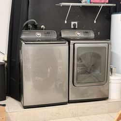 Samsung Washer & Dryer Set 4.5 + 7.4 cu ft Works Perfect