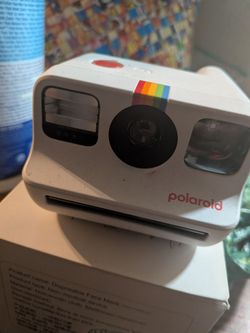 White Polaroid Instant Camera