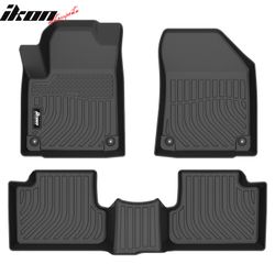 Fits 2015-2023 Jeep Cherokee TPE All Weather Waterproof 3D Floor Mats Liner Carpets