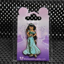 Disney Paris Aladdin Jasmine Glitter Pin