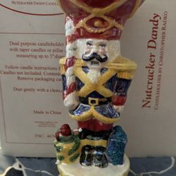 Christopher Radko “Nutcracker Dandy Candle Holder