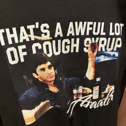 awful lot of cough syrup shirt