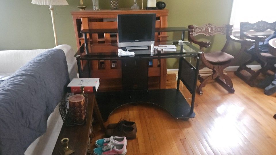 Glass Computer Desk