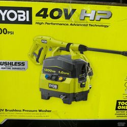 Ryobi 40V 1200 PSI 1.0 GPM Cordless Electric Cold Water Pressure Washer (Tool Only