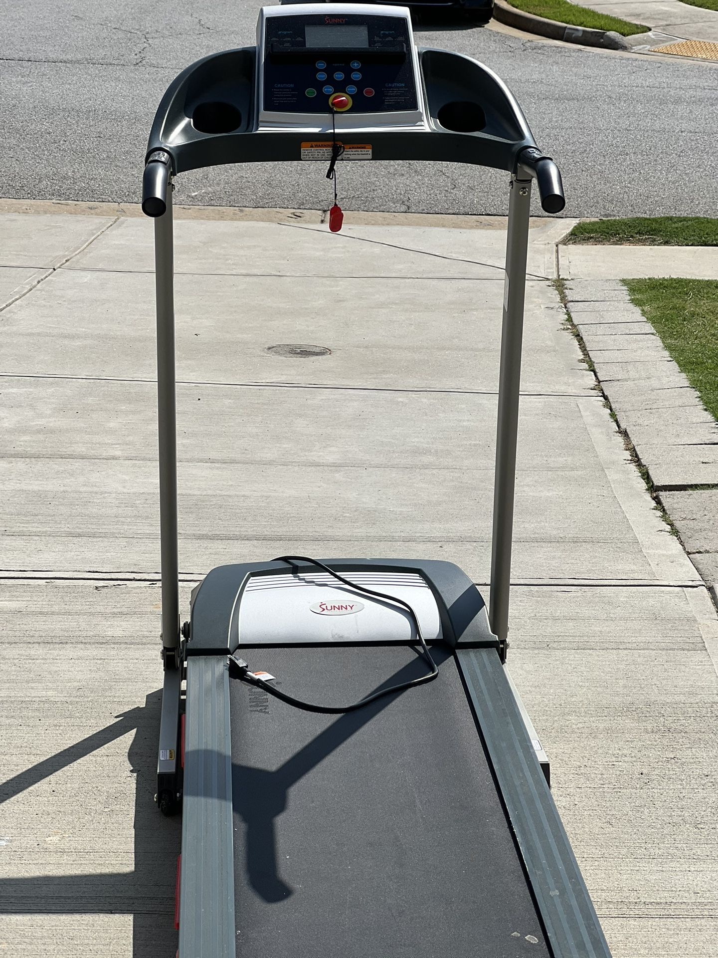 Sunny Health & Fitness Treadmill β Compact, Foldable, Bluetooth Enabled